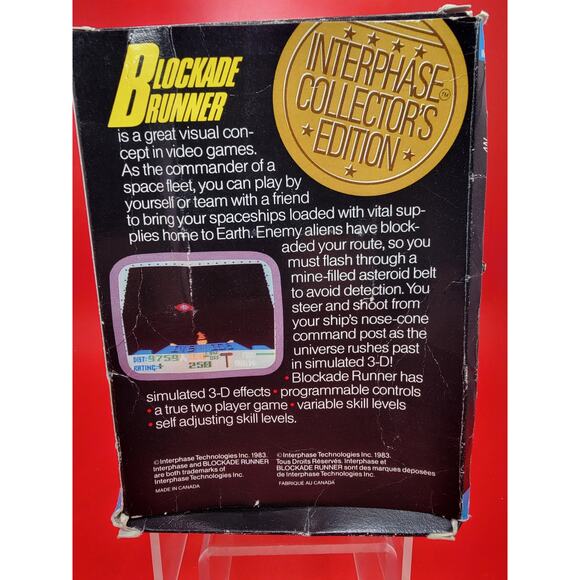 Blockade Runner (Intellivision, 1983), CIB - Picture 3 of 6